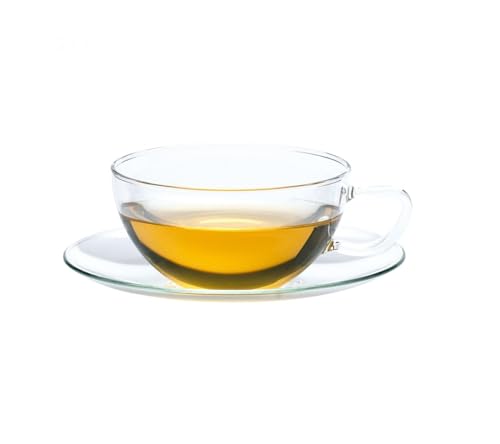 Trendglas Jena Teetasse OPUS mit Glasunterteller, 0,2 Liter