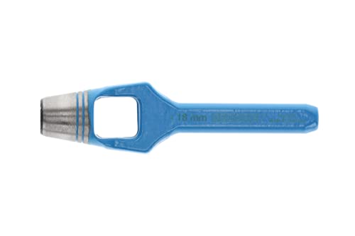 GEDORE Henkellocheisen für weiche Materialen, Ø 18 mm, Gummi Leder Dichtungen Stoff, rund, 145 mm lang, Stanzeisen, 570018 – Ansicht 6