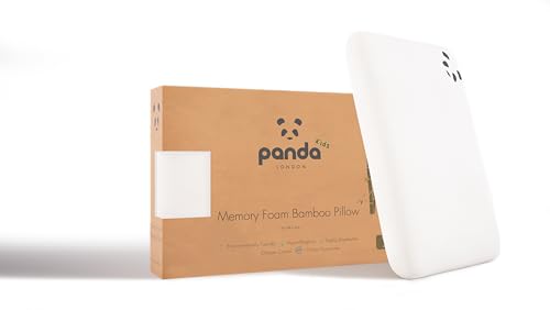 Panda Oreiller en mousse à mémoire de forme pour enfants de 4 ans et plus - Soutien orthopédique, hypoallergénique
