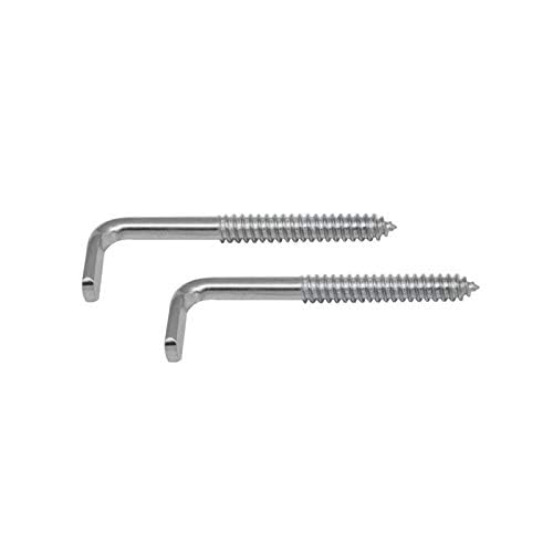 Viking Mild Steel L Shape Rack Bolt (Geyser) length 100mm (4″) Height 25mm (1’’) -Thread Size 10mm (⅜’’) with Finish of Zinc Plated-Silver-(Pack of 2) (For Hanging Geyser) (B0C5RCKSGB) Amazon Price History, Amazon Price Tracker