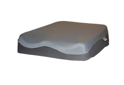 Image of Orthopedic Memory Foam Coccyx Seat Cushion for Tailbone, Sciatica, Lower Back Pain Relief-Ergonomic Cushion for Office /Home Chair & Wheelchair (17 x 17 x 3 inch)