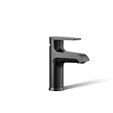 Kohler 97060-4-BL Hint® Single-Handle Bathroom Sink Faucet, 1.2 gpm, Matte Black