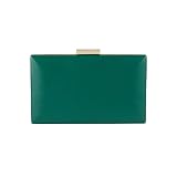 Anna Cecere ACACA090SMERALDO - Bolso de piel sintética, color verde