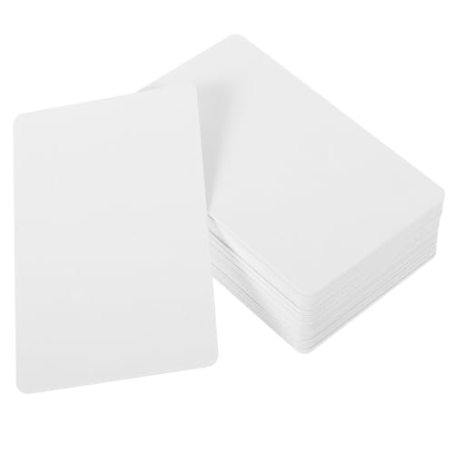 QUMIIRITY 30 piezas Tarjetas PVC Blancas con Chip Ic para Impresión de Credenciales Tarjetas Identificativas Estudiantiles y Control de Acceso