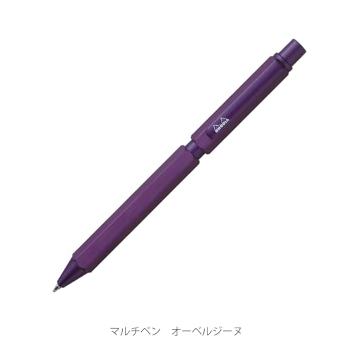 Rhodia multipen scRipt 3-en-1 rechargeable aubergine 9309C