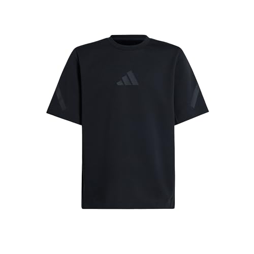 T-shirt adidas Z.N.E. enfants noir avec textile doux stretch 11-12A
