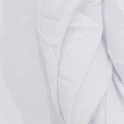Image of Plain Mulmul Soft Cotton Fabric | Lightweight Breathable Mulmul Cloth | Super Quality Natural Cotton Fabric for Kurta, Dress, Dupatta, Lining & Craft Use (White, 2.5 Meters)
