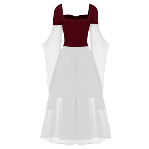 Robe de soirée grande taille trapèze en dentelle fluide