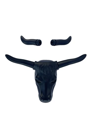 ERfover Roping Calf Head Steer Dummy Practice Kit Two Pair of Detachable Horn