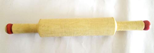 Image of made in india Belan Wooden Handmade Kitchen Item, 14 Inches, White hevy Weight Product