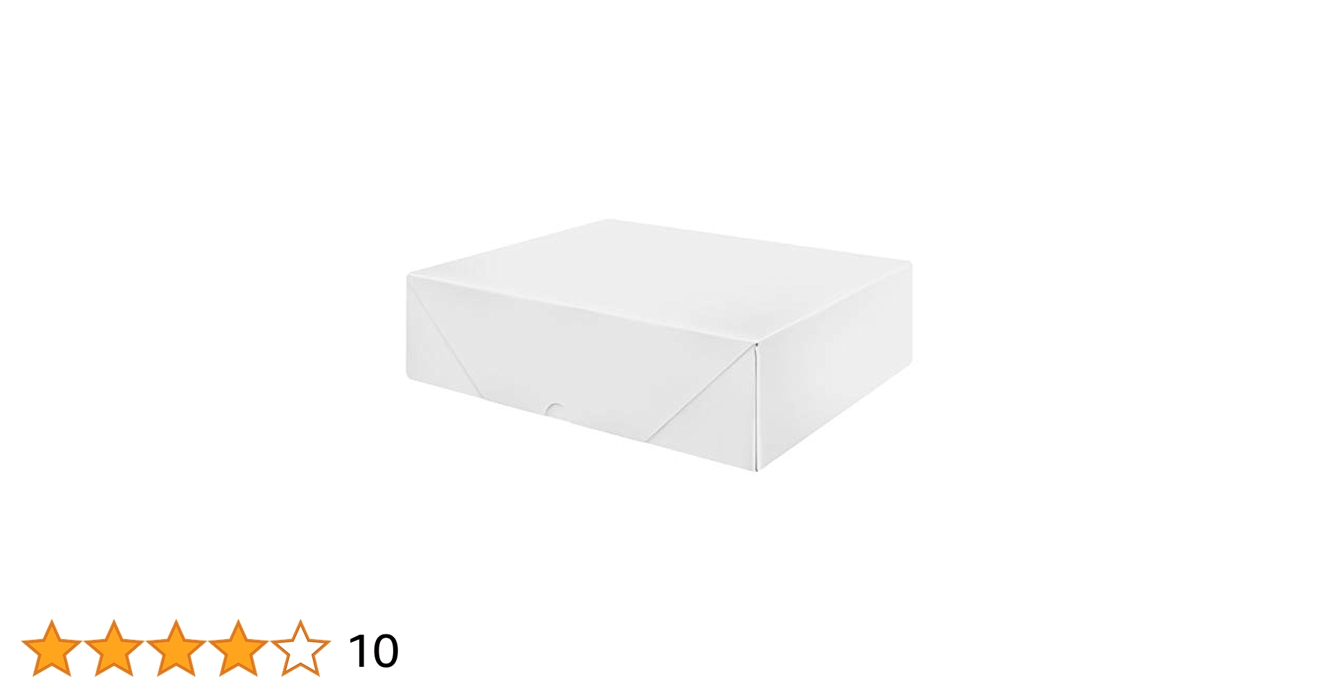 Amazon.com: White Letterhead Folding Boxes - 25 Per Pack (8
