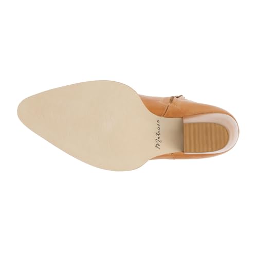 Image of Matisse Womens Caty Pointed Toe Casual Boots Ankle Mid Heel 2-3 inch - Beige
