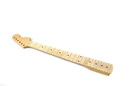 Manche de guitare en érable 22 frettes 25.5 pouces grosse tête pour projet DIY et lutherie