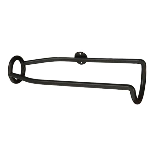 lopituwe Estante de vino de pared de metal, organizador decorativo, elegante, expositor de botellas de vino, individual, apto para diversas ocasiones, estante