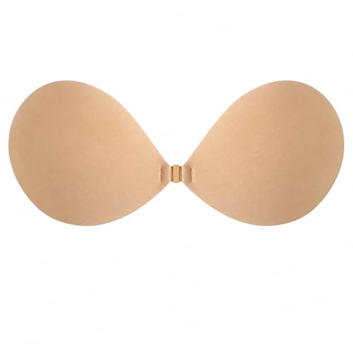 Image of Royal Luxury Women & Girl Strapless Push Up Stick On Invisible Bra - Wire Free Self Adhesive Backless Silicone for Deep Neck Dresses