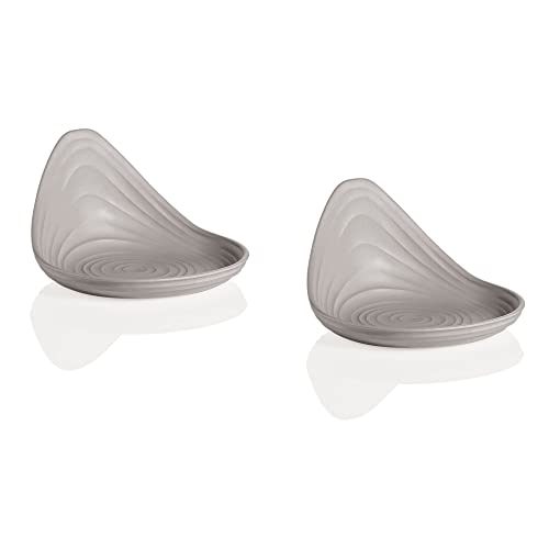 Immagine prodotto: Guzzini - Tierra, Set di 2 Ciotoline da Snack - Grigio Tortora, 12,3x12xh7,3 cm - 196301158