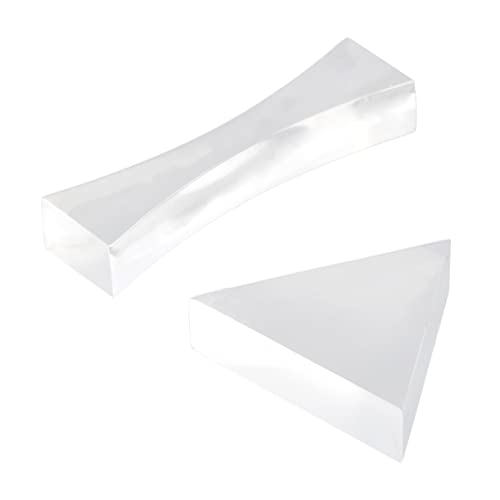 Ciieeo Optical Experiment Glass Concave Lens Set Physics Double Concave Lens for Education