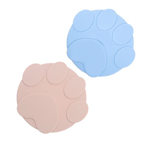Yardwe 2pcs Silicone Pet Food Can Covers Seal for Puppy Cat Food Easy Open Soft Flexible Lid Keeps for Owners