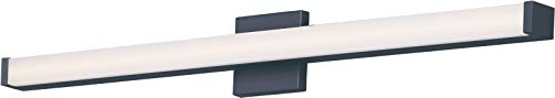 Image of Maxim Lighting Spec 36 inch Bath Vanity Light | Black Aluminum Finish | Pmma Acrylic Shade | Contemporary Indoor Light Fixture | Ideal for Bathrooms & Powder Rooms | ADA Compliant Wet Rated | 52006BK