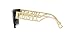 Versace VE 4431 GB1/87 Black/Gold Plastic Square Sunglasses Grey Lens
