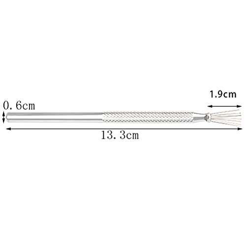 Pengxiaomei 2pcs Clay Needle Tools, Feather Wire Texture Tool for Clay Pottery Sculpting Texturing Modeling Tools3