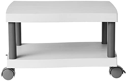 image for Safco Products Wave Underdesk Printer Stand 1861GR, Gray Powder Coat F