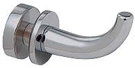 C.R. Laurence DRH1BN CRL Brushed Nickel Designer Robe Hook