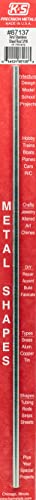 K&amp;S Precision Metals Round Stainless Steel Rod 87137 – 3/16" OD x 12" Long – Construction, Automotive, DIY Applications, Made in USA, 1 Rod