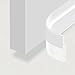 Adhesive Backed Door Draft Stopper – Silicone Under Door Sweep for Interior & Exterior Doors, Noise & Air Insulation, Self Stick Weather Stripping Door Seal, 2