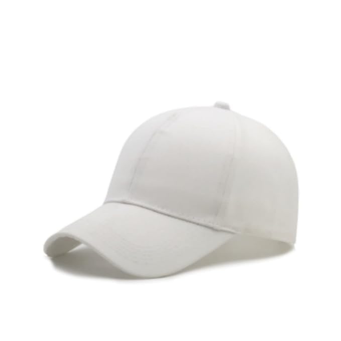 RYTORIA Baseball Cotton Plain Adjustable Cap for Men & Women | Lightweight Sports & Casual Outdoor Hat with Strap (Free Size)-picture-27