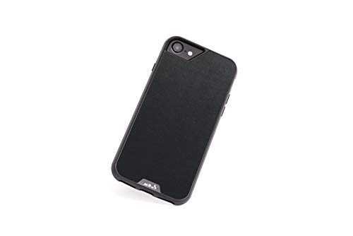 Mous - Protective Case for iPhone SE/8/7/6S/6 - Limitless 2.0 - Black Leather - Screen Protector Included