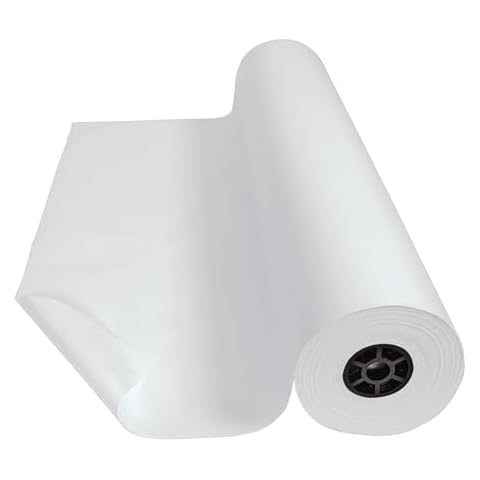 Colorations Dual Surface Paper Roll Classroom Supplies for Arts and Crafts White (36" x 1000') (Item # DSWH) Cover