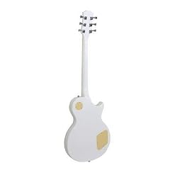 Guitare électrique Meteor Hit pour gaucher, Blanc – LP modèle Guitare/egitarre Classique pour Les Musiciens – klangbeisser - Les Beatles, Paul McCartney, John Lennon, RIngo Starr, George Harrison Guitare électrique Meteor Hit pour gaucher, Blanc – LP modèle Guitare/egitarre Classique pour Les Musiciens – klangbeisser – Image 2