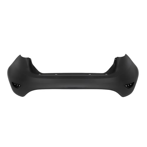 Image of FitParts Compatible with Ford Fiesta 2011-2016 Rear Bumper Cover | Without Parking Sensor Holes, OEM D2BZ17906AA, FO1100701