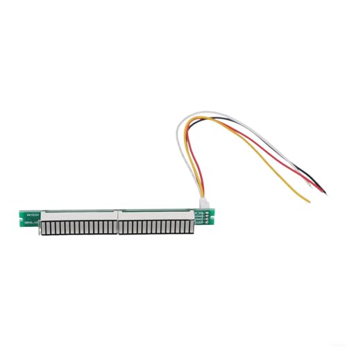 32 LED Bars Audio Display Analyzer Music Sound Level Indicator VU Meter With Adjustable Speed And Brightness