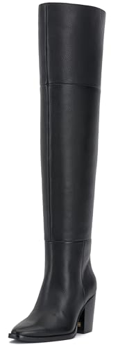 Bottes au-dessus du genou Vince Camuto en noir pour vos sorties urbaines