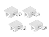 4PCS Aluminum Sliding Window Locks – Security Locks for Metal Horizontal Sliding Windows (Pack of 4)
