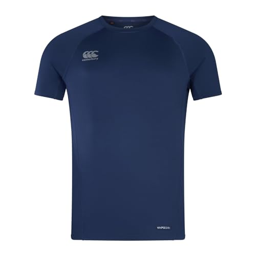 Canterbury Small Logo Superlight T-Shirt pour Homme, Bleu Marine, L