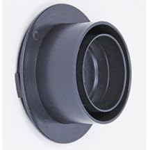 Fernco FSD-UA-001 Universal StormDrain Catch Basin Adapter, black, showing the conical shape for pipe insertion.