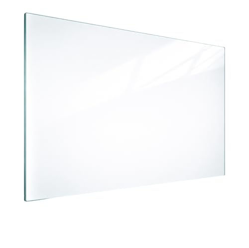 TMK ArtDeko – Placa Protectora Vitrocerámica 1 Pieza 60x52 cm – Cubre Placa de Inducción de Cristal Templado 4 mm – Tabla de Cocina de Vidrio Multifuncional y Protector Antisalpicaduras