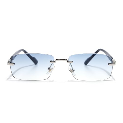 Image of Voyage UV Protected Rimless Sunglasses for Men & Women