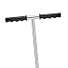 FAKEME Stainless Steel Soil Probe Rod, 48inch Adjustable Sturdy Grab, Sampler Testing Tool for Garden, Soil Compaction Testers Lawn Landscaping