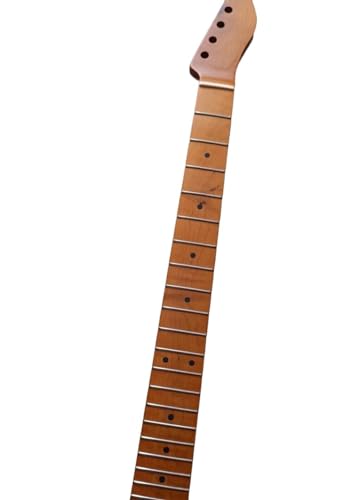 Manche de guitare érable rôti 21 frettes anti-humidité avec profil de touche 25.5" mat