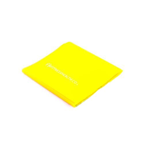 Fitness Health Pro Fitness Resistance Bands Yoga Pilates Equipment Flexible Stretch Exercise Flat Band Yellow