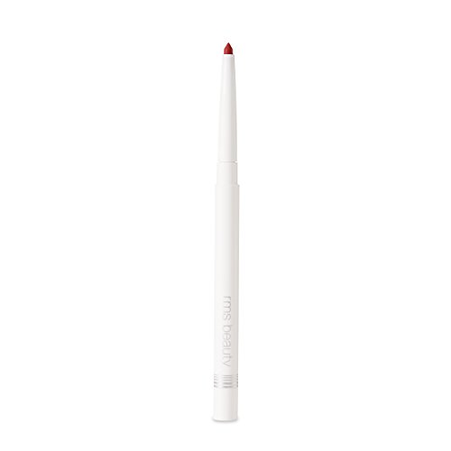RMS Beauty Lip Liner - Creamy Lip Liner Pencil Stain with Built-In Sharpener for Full & Defined Lips, Cruelty-Free (Dressed-Up Red)