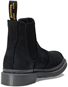 Dr. Martens Men's Amphibians, Black Milled Nubuck Wp, 7 | Image 4
