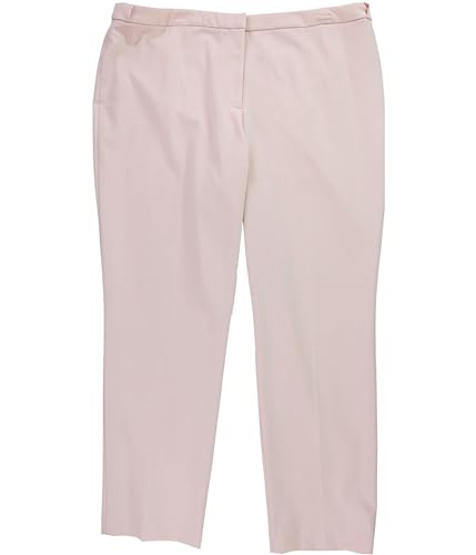 Calvin Klein Womens Mid Rise Tapered Leg Straight Leg Pants Pink 62