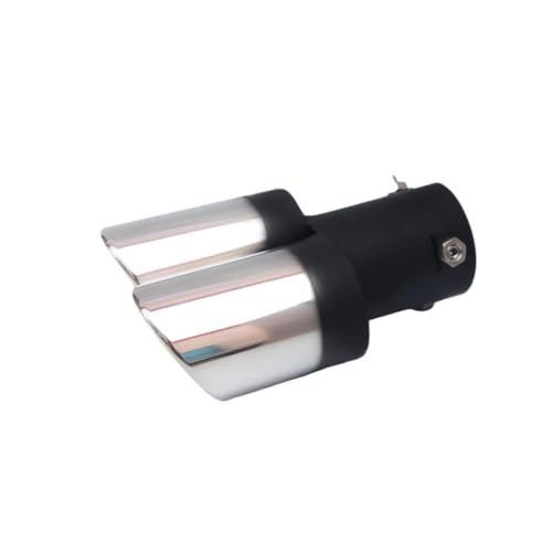 Silencieux d'échappement voiture modifié à double sortie droite inox