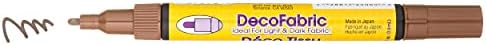 Uchida 222-C-6 Marvy Deco Fabric Fine Point Tip Marker, Brown image 4