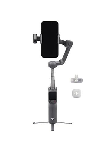 Image of DJI Osmo Mobile 8P Creator Combo 3-Axis Smartphone Gimbal Stabilizer with DJI Mic Mini 2, Multifunctional Module 2, ActiveTrack 8.0, Osmo FrameTap Remote, Built-in Extension Rod & Tripod